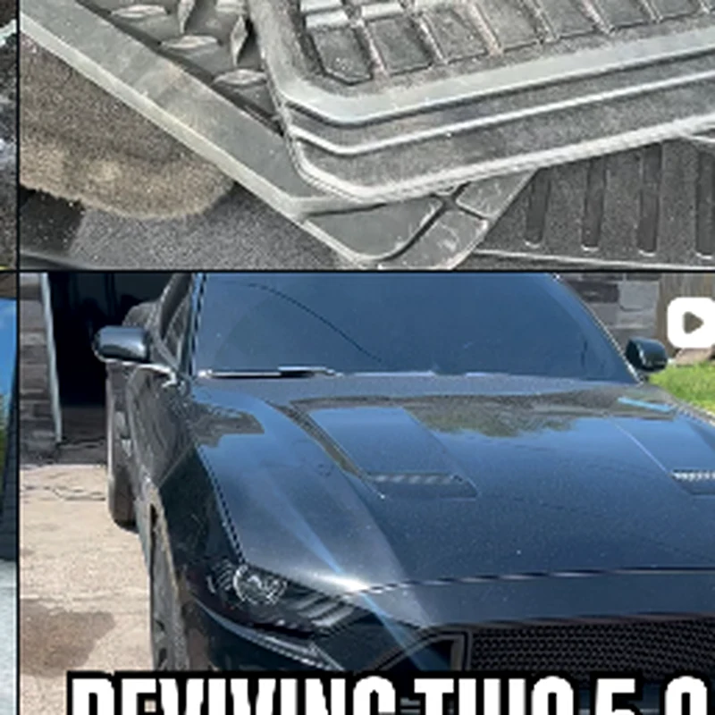 Detailed dark vehicle exterior